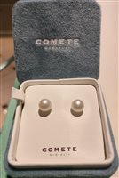 Orecchini Comete Donna Paletto in Oro bianco Perla ORP242B - ORP242B